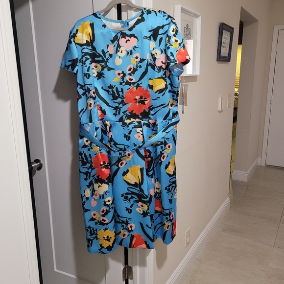 REEM ACRA 11 Honoré size 22W Floral Cocktail Dress - Picture 2 of 4